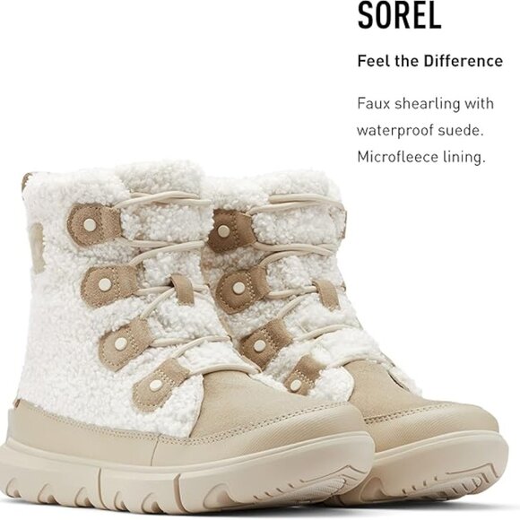 SOREL - Explorer II Joan Insulated Lace-Up Boot Size 8 - Picture 7 of 12